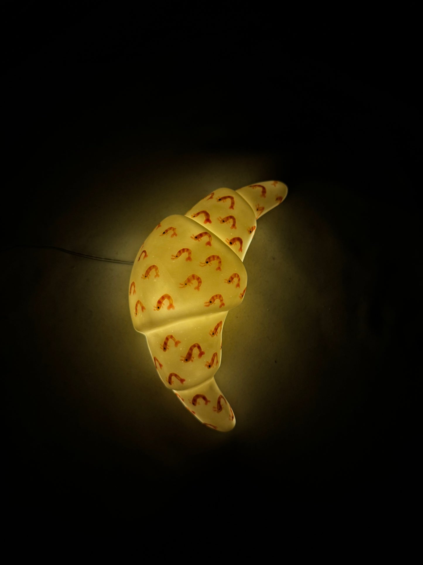 Croissant en céramique - Crevettes