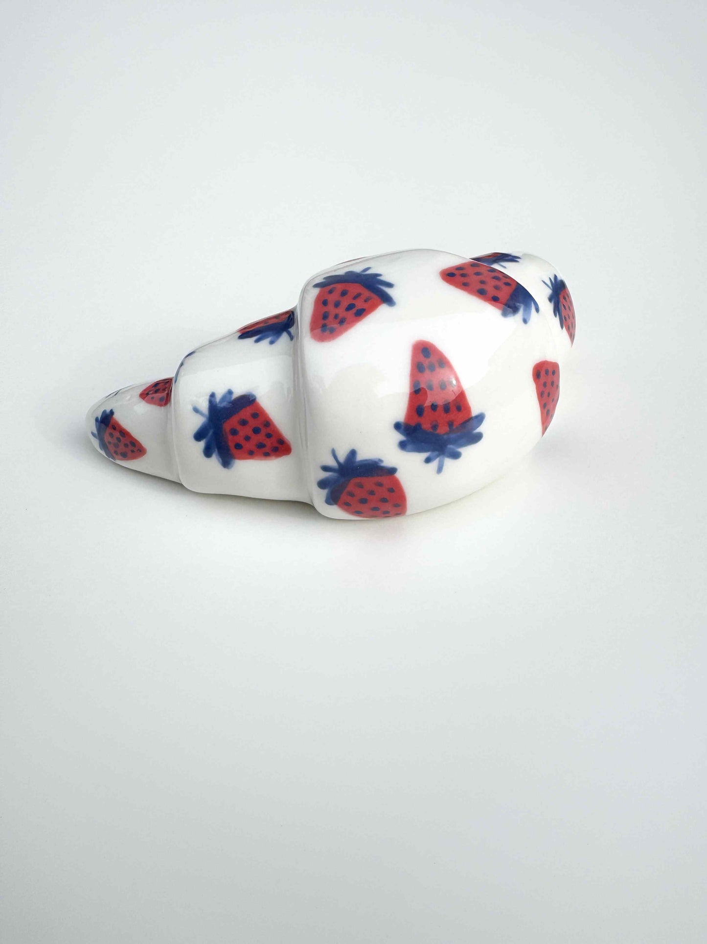 Croissant en céramique - Fraises