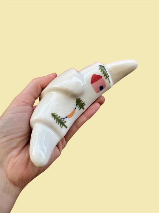 Croissant en céramique - Camping